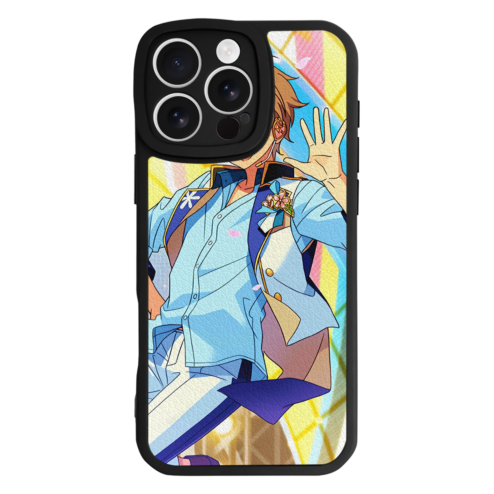 （画像用） あんさんぶるスターズ! Ensemble Stars 【iPhone 16シリーズ対応】シリコンスマホケース（レザー調） 材質：シリコン